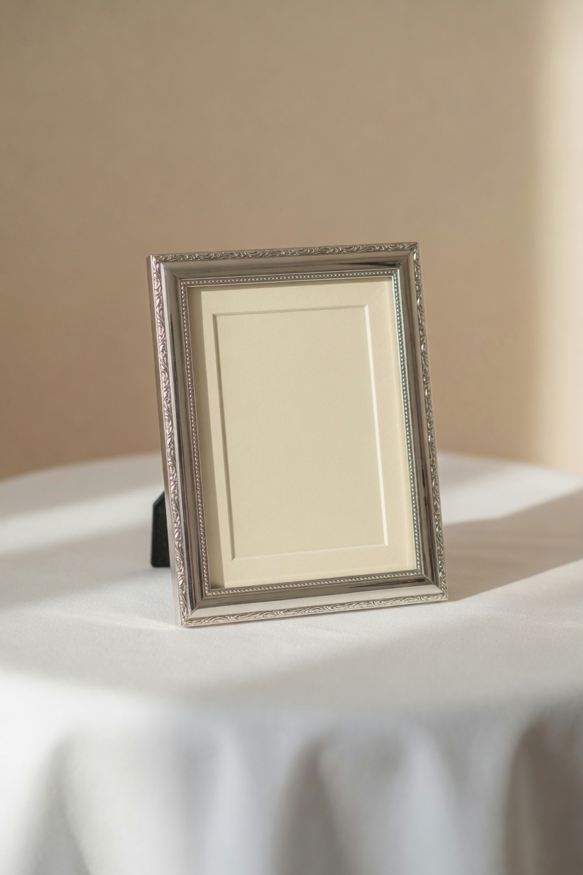Zilveren fotokader als persoonlijk cadeau